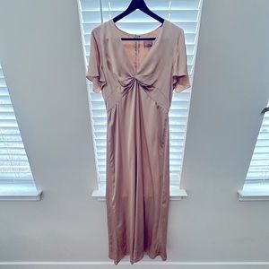 Mumu - Champagne bridesmaid dress.